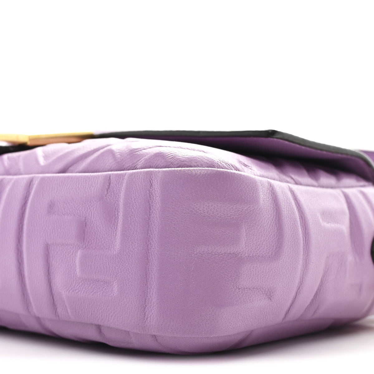 Nappa FF 1974 Embossed Baguette Agapanto