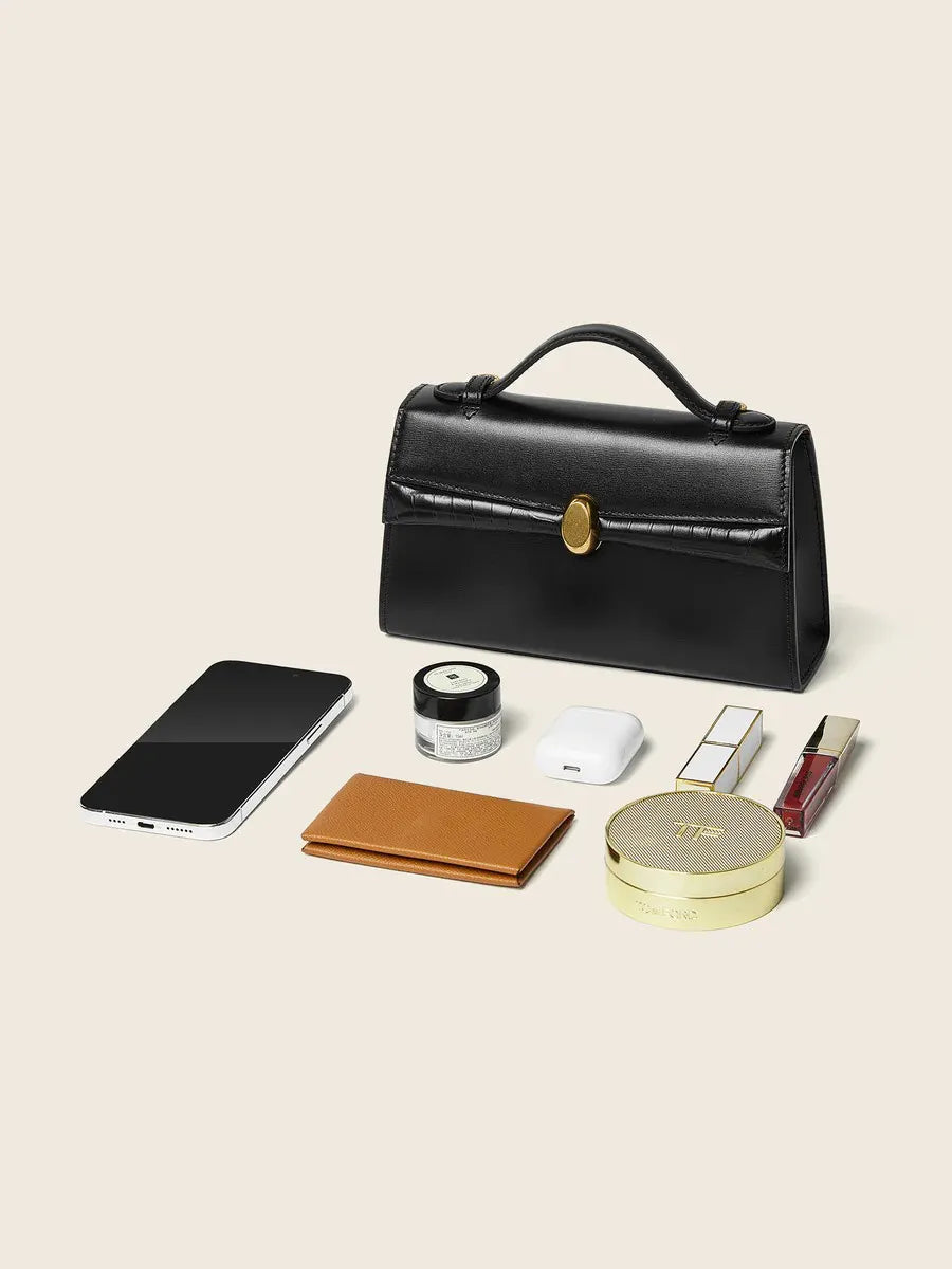 Julien Black Bag In Leather