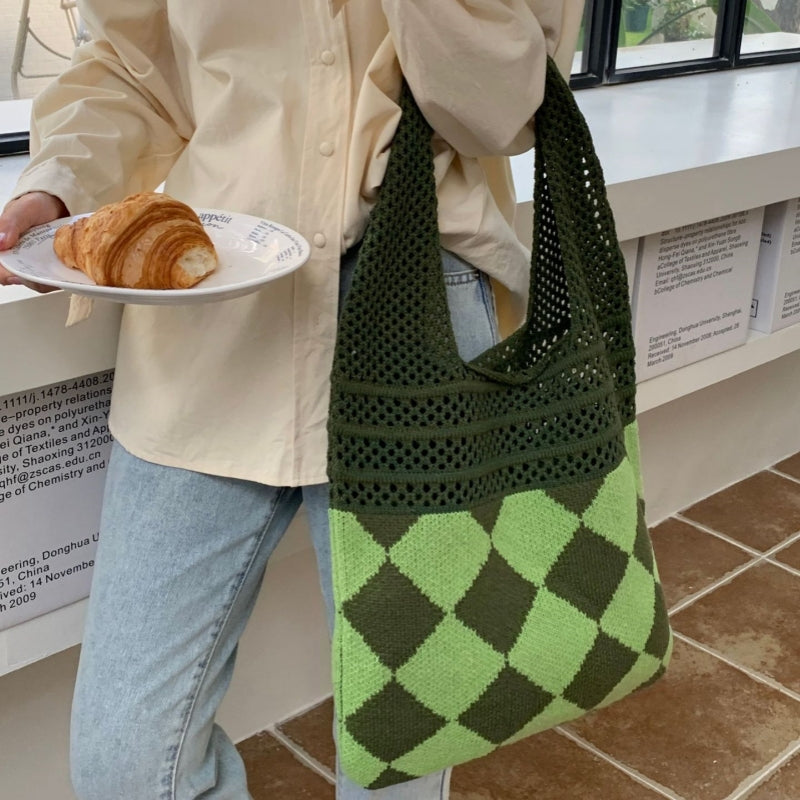 Crochet Tote Bag Hand Bill Shoulder Bag