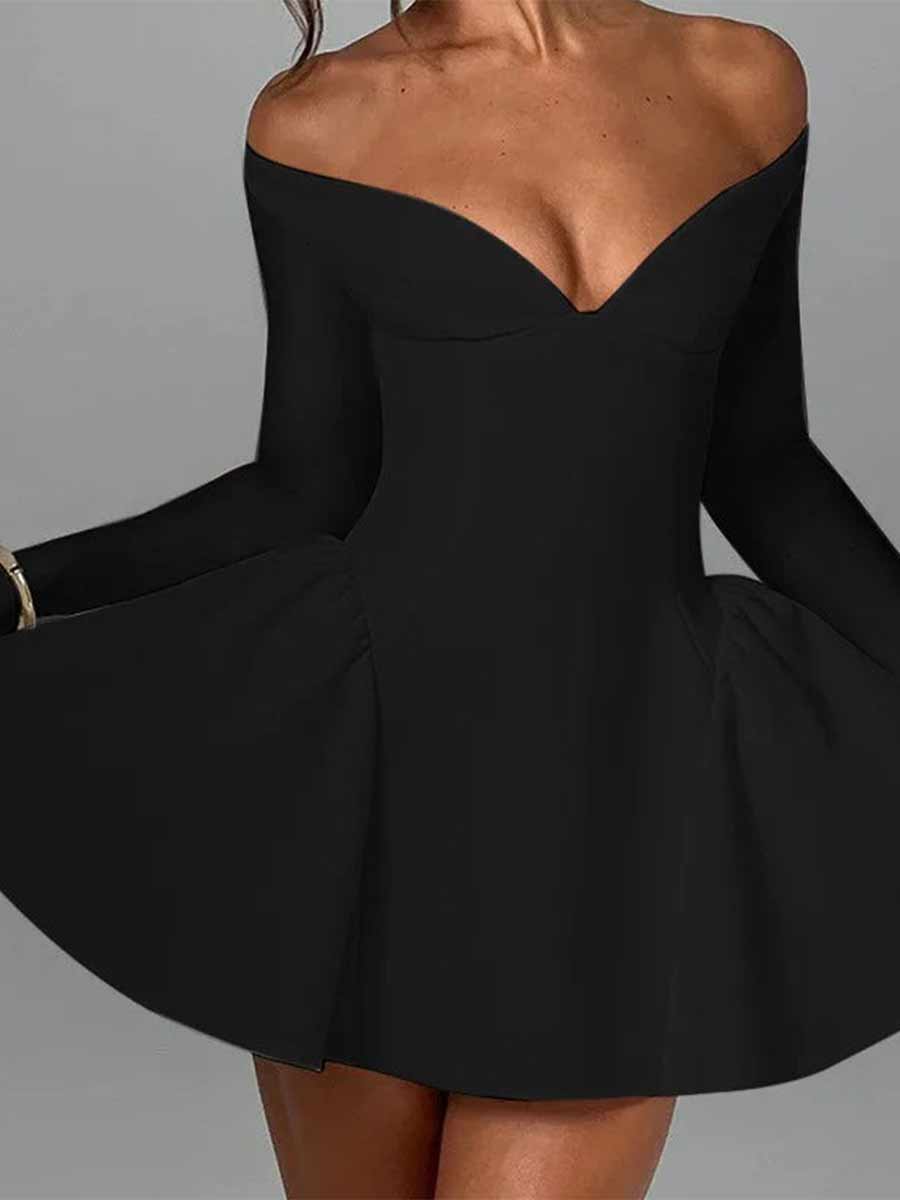 Valentina Long Sleeves Mini Dress
