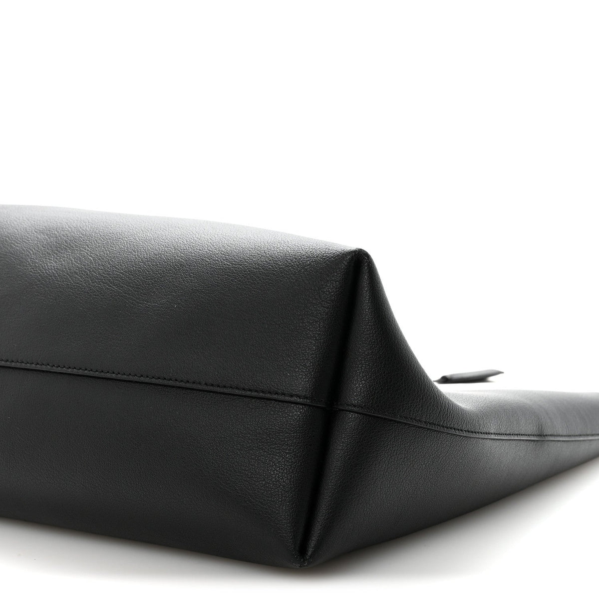 Calfskin Large Shopping Tote Black