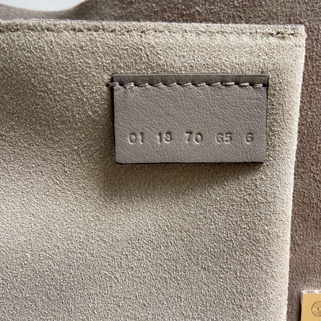 Chloé Grey Suede and Leather Drew Bag