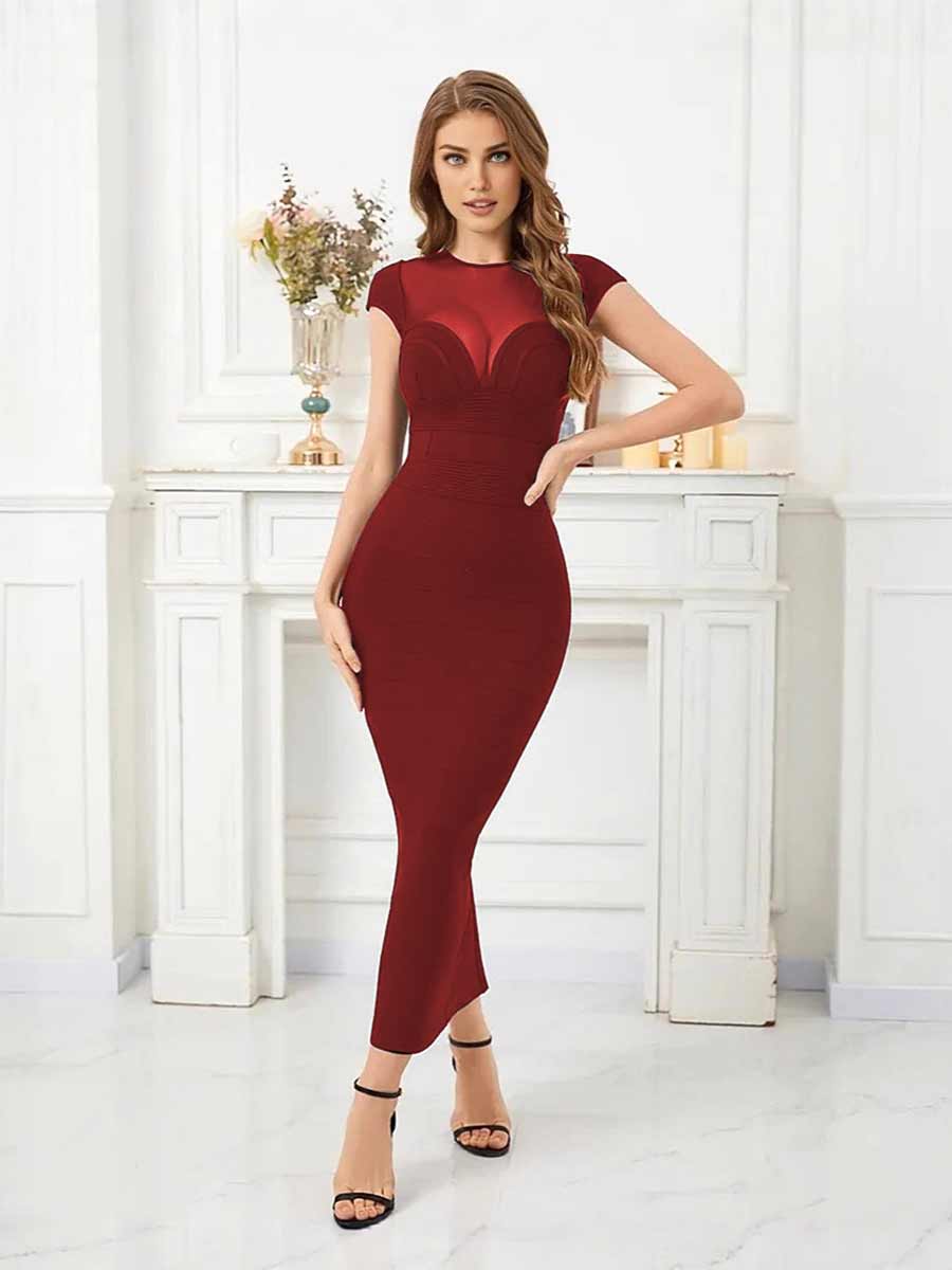 Peyton Bandage Midi Dress