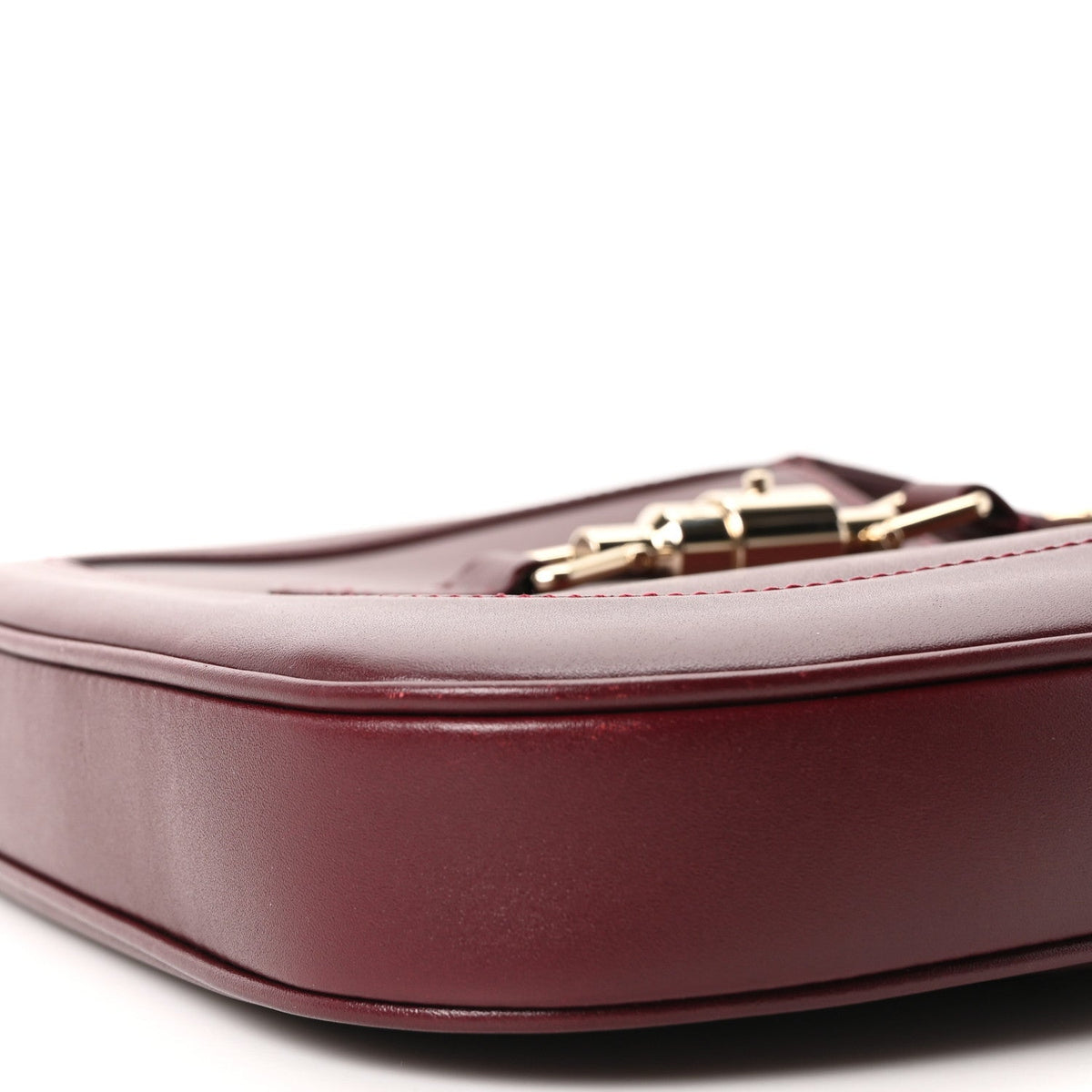 Ancora Calfskin Medium Jackie Shoulder Bag Rosso