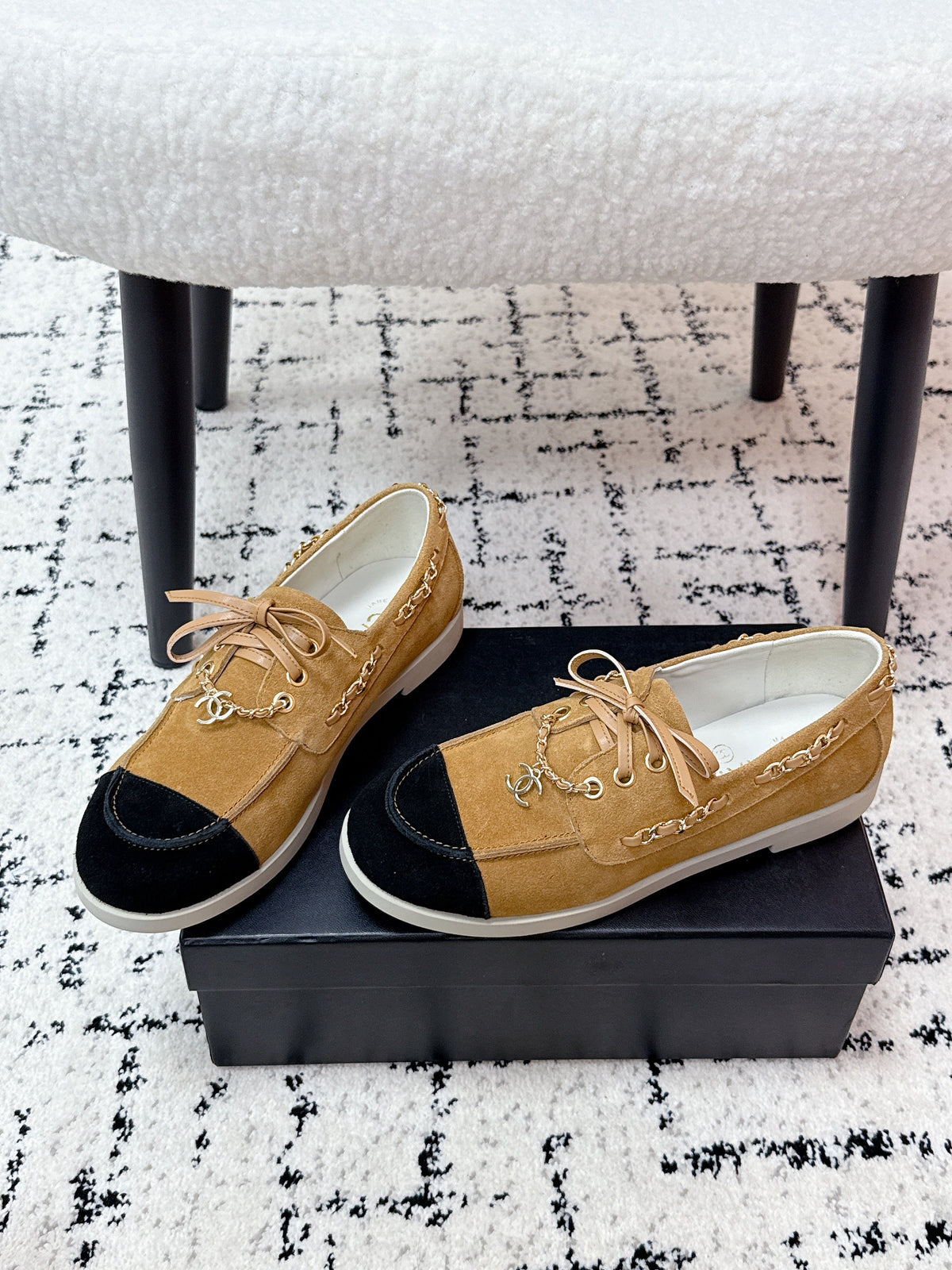 CC Cruise 25/26 Moccasins Black Brown Suede