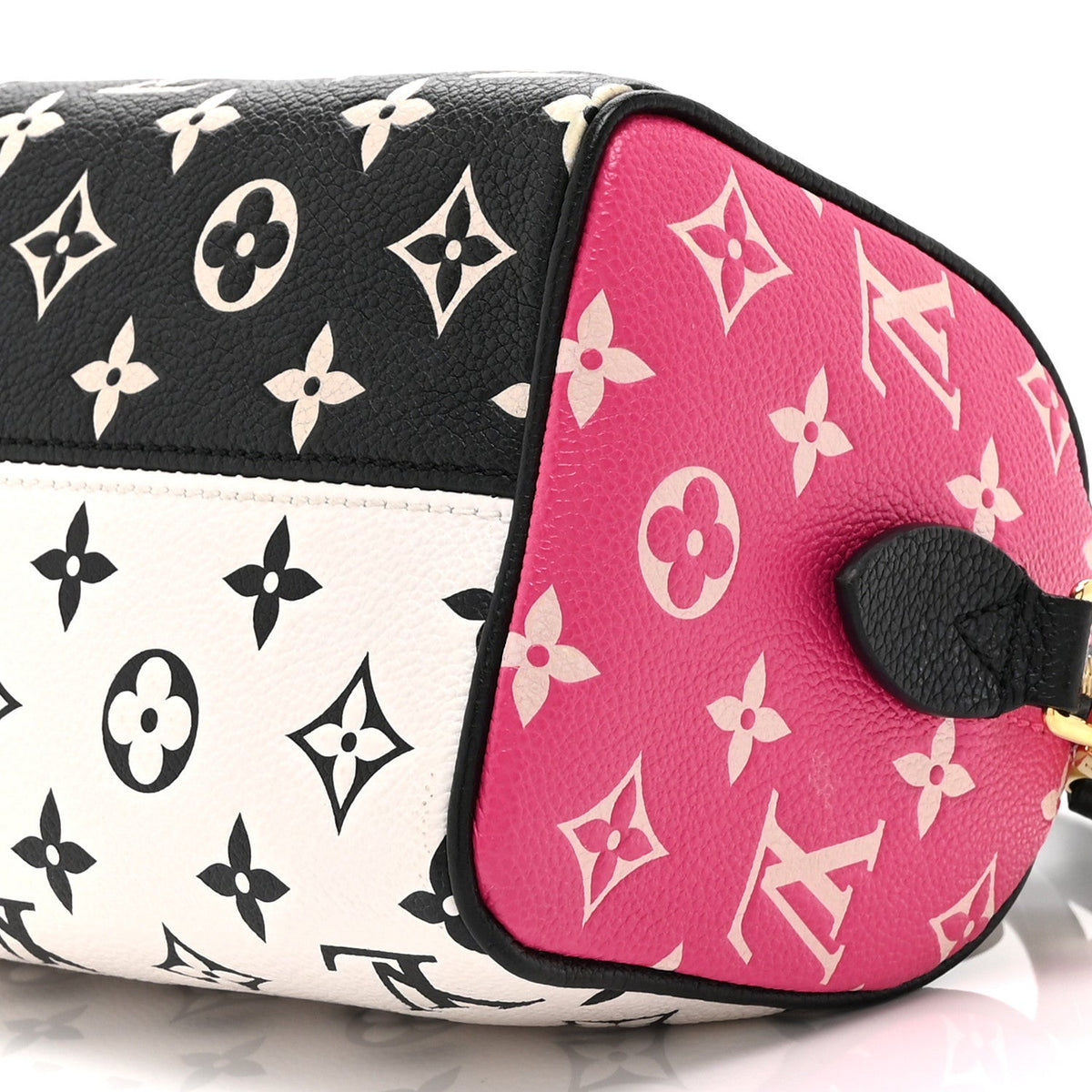 Empreinte Monogram Spring in the City Speedy Bandouliere 20 Black White Pink