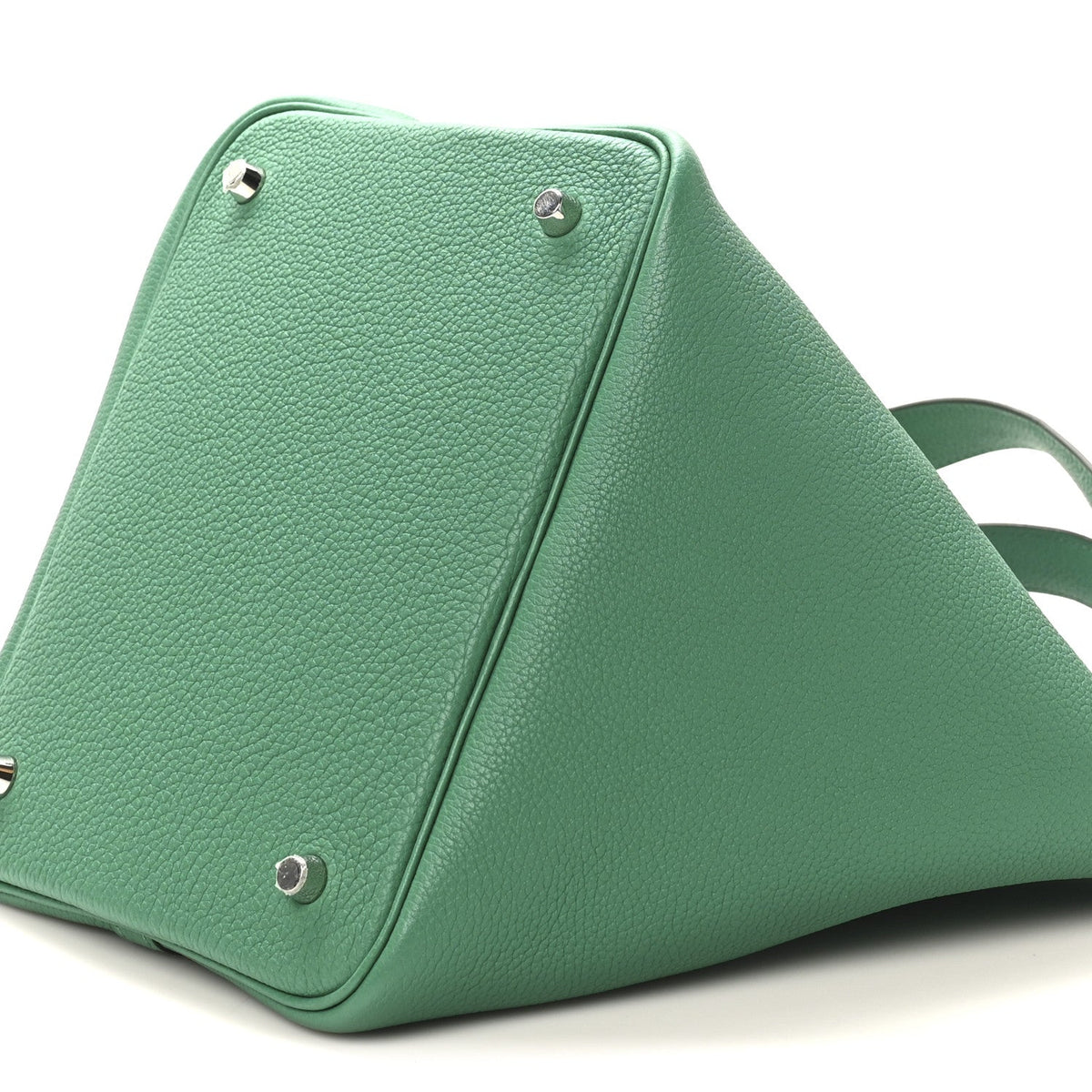 Taurillon Clemence Picotin Lock 22 MM Vert Jade