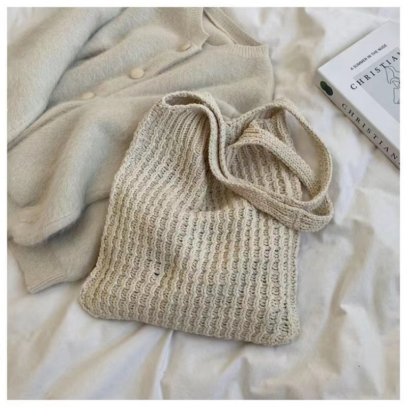 Crochet Tote Bag Mori Style Shoulder Bag