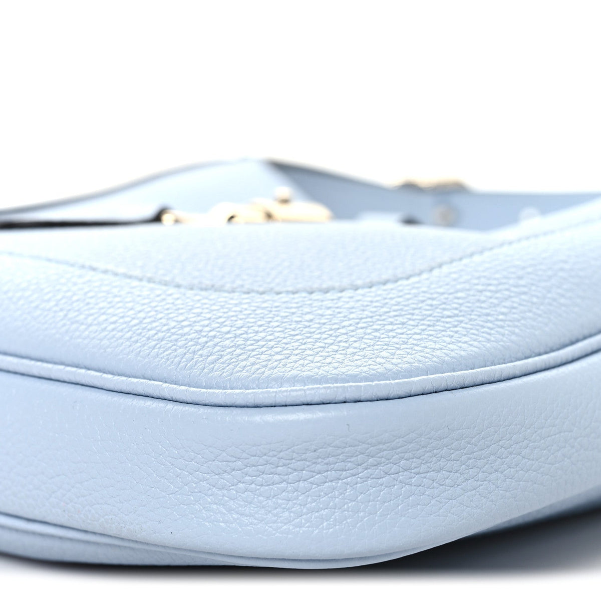Grained Calfskin Mini Jackie 1961 Hobo Light Blue