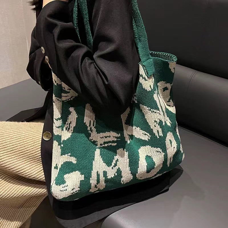 Crochet Tote Bag Large Capacity Tote Bag