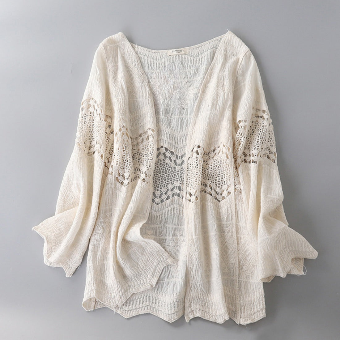 Crosa - Women's Hollow Knit Cardigan