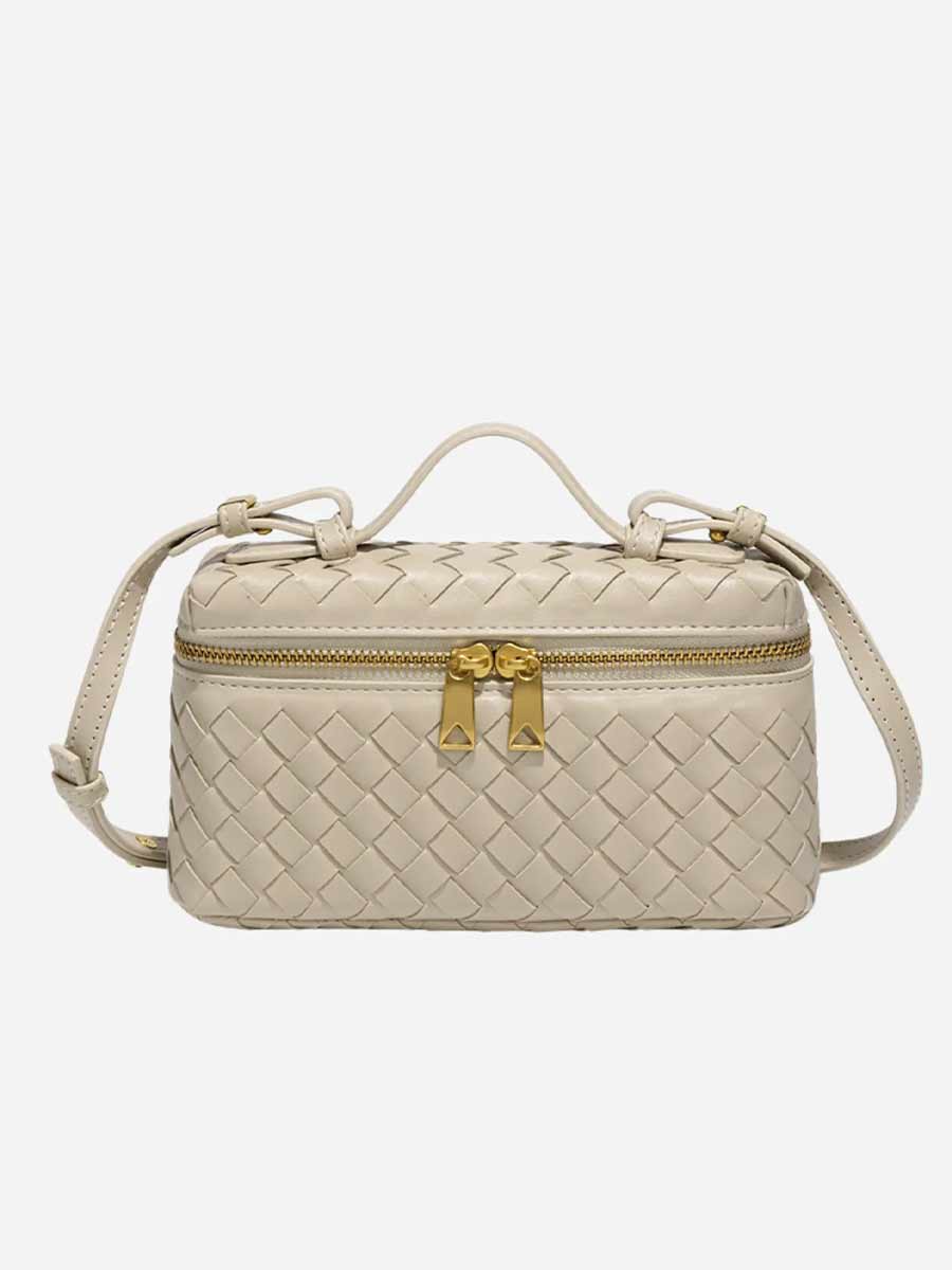 Giuliana Weaved Leather Crossbody Bag