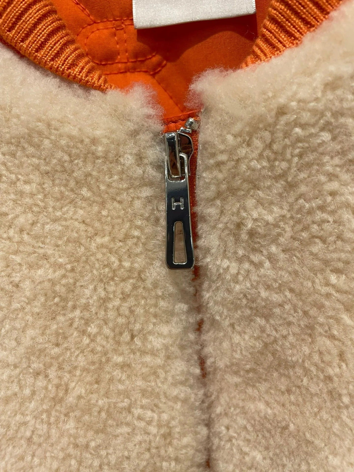 HERMES 25S SHEEPSKIN BOMBER JACKET 169