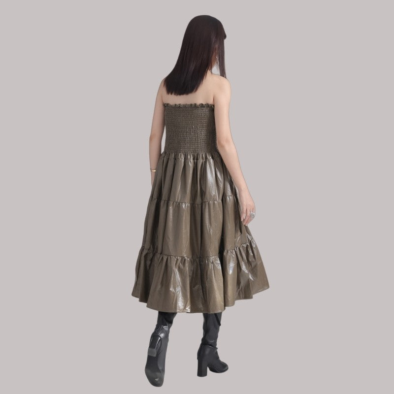 Strapless Panel Dress