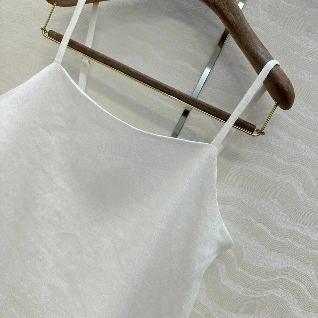 LP LINEN HALTER TOP 272248