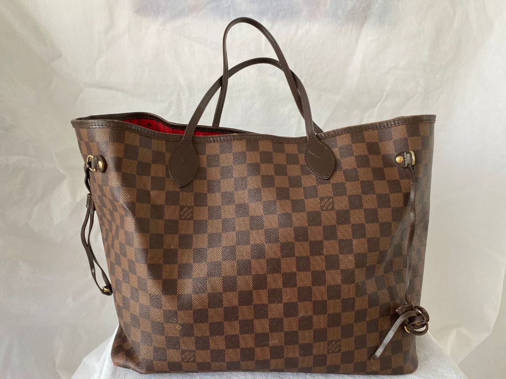 Louis Vuitton Damier Ebene Canvas Neverfull GM Bag