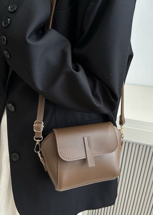 Mini Crossbody Faux Leather Shoulder Bag
