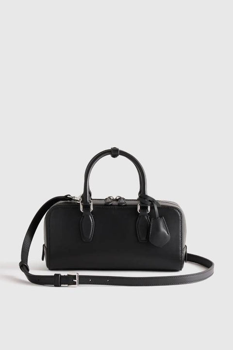Black Leather Crossbody