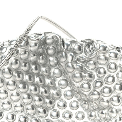 Metallic Fabric Bubble Wrap The Mini Pouch Silver