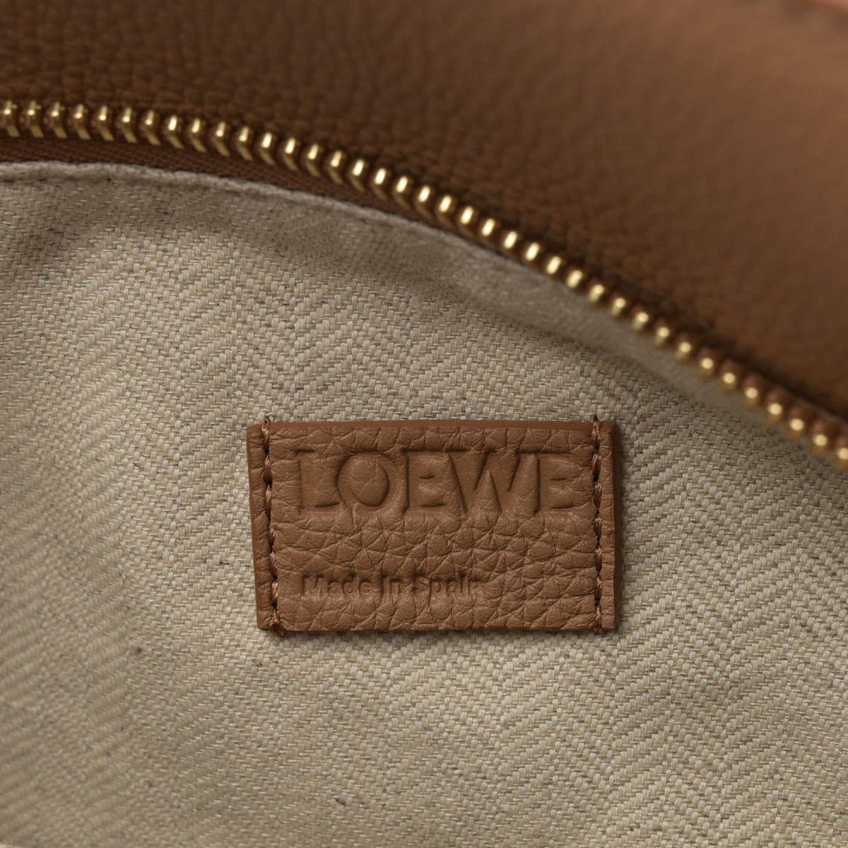 Grained Calfskin Small Puzzle Edge Bag Toffee