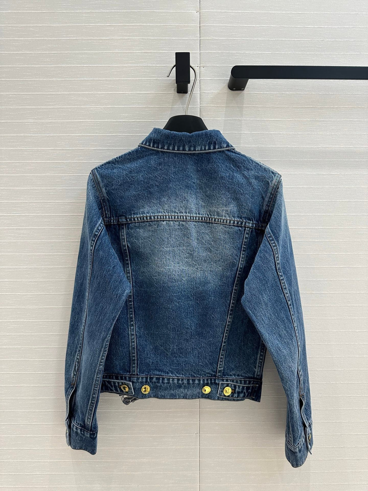 LV 25 Denim Jacket Blue Cotton