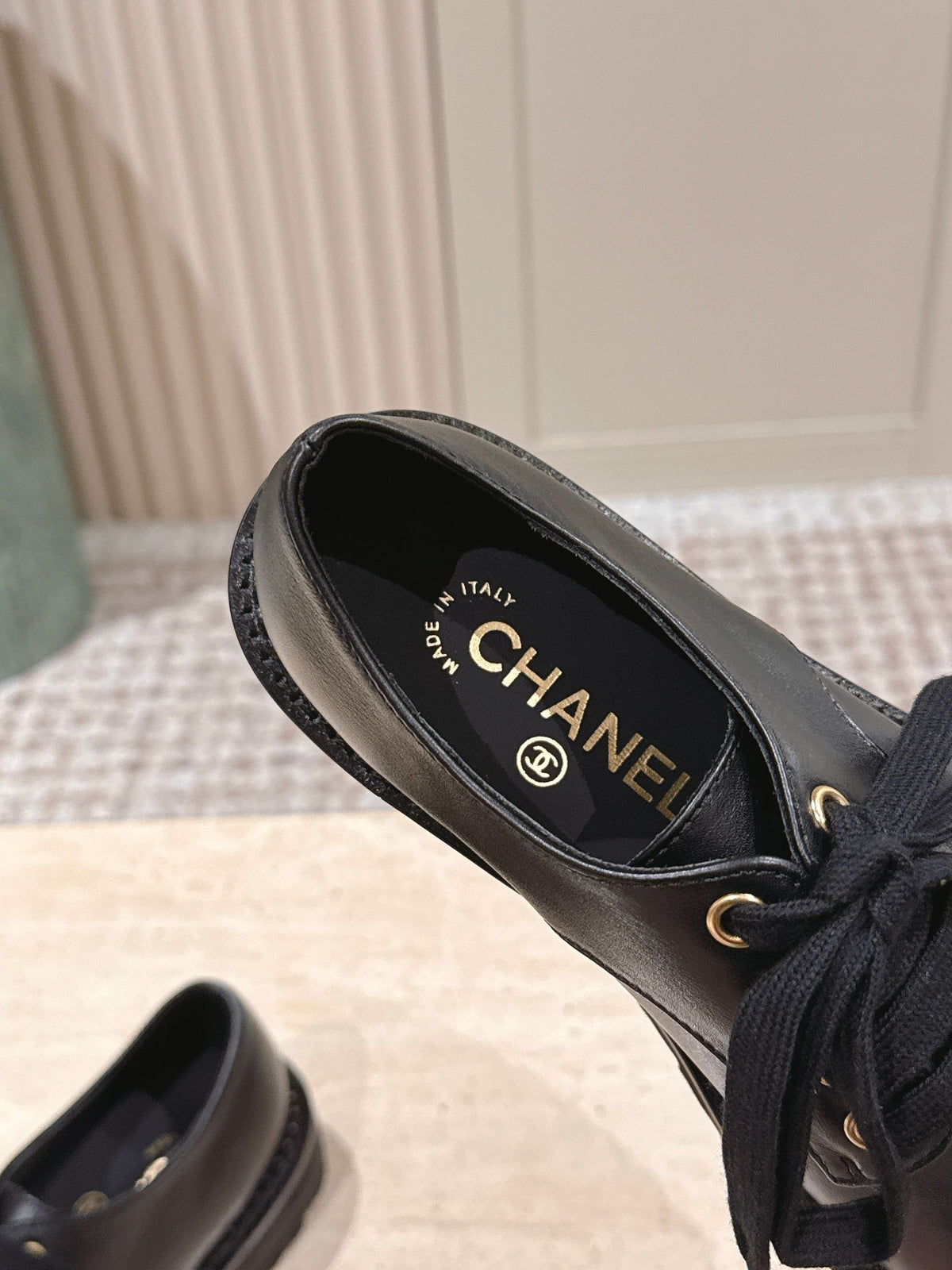 CC 26s Shoes 2cm Black Calfskin 583903