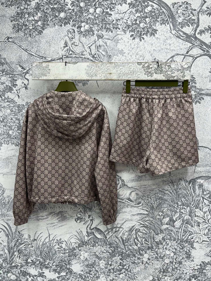Gucci 25 Set Brown Polyester Fiber