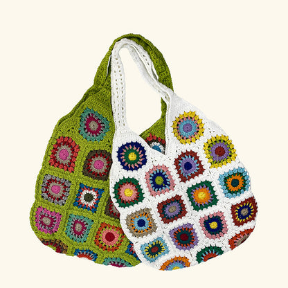 Crochet Granny Square Bag Grandma Bag