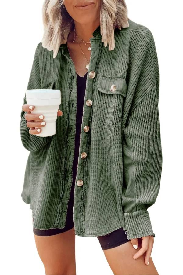 Obsessed With This Comfy Shirt Jacket