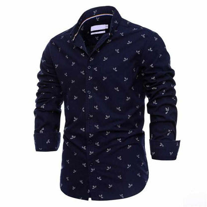 Sky Madrid Oxford Long-Sleeve Shirt
