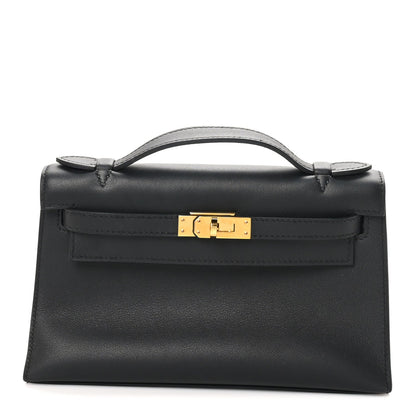 Swift Kelly Pochette Clutch Black