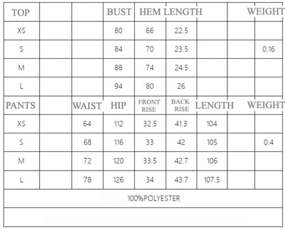 Vesty - Linen Cross-Neck Two-Piece Set (Top + Pants)