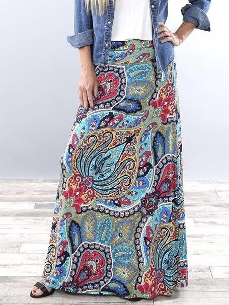 Dark Blue Skirt