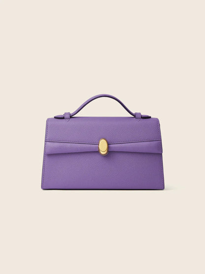 Julien Violet Bag In Leather