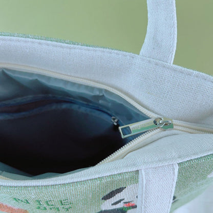 Cosbai - Green Panda Tote Bag - 4 Convenient Sizes
