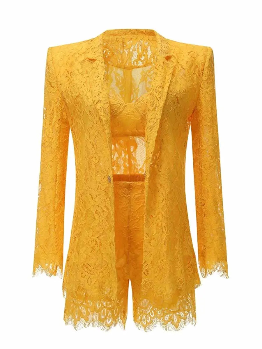 Rosalind Lace Three Piece Set