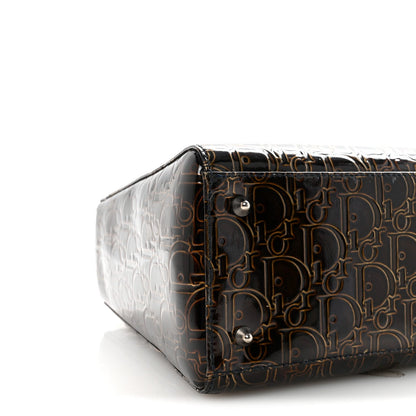Patent Ultimate Medium Lady Dior Brown
