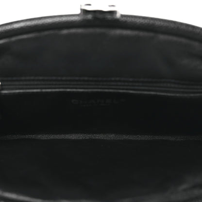 Caviar Quilted Timeless Clutch Black