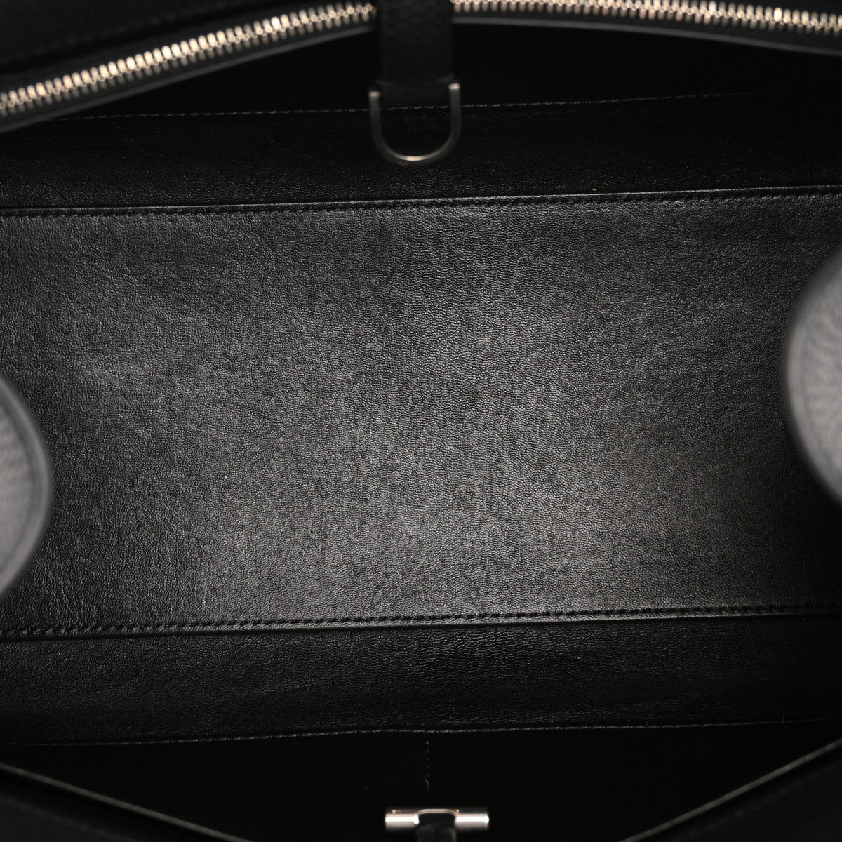 Matte Grained Calfskin Margaux Shoulder 12 Black
