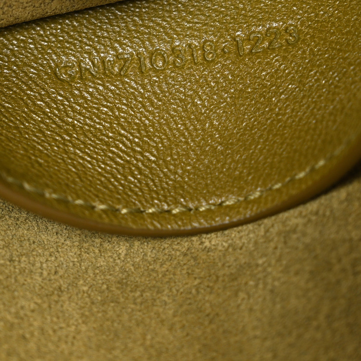 Smooth Calfskin Le 5 A 7 Hobo Mini Olive Drab