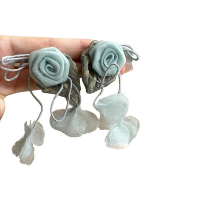 Earwish - Lace Rose Earrings – Elegant &amp; Feminine
