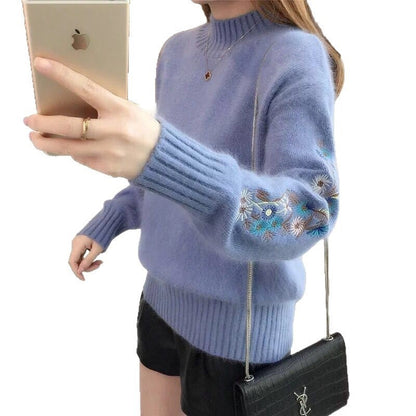 Women's Loose Batwing Sleeve Knit Sweater