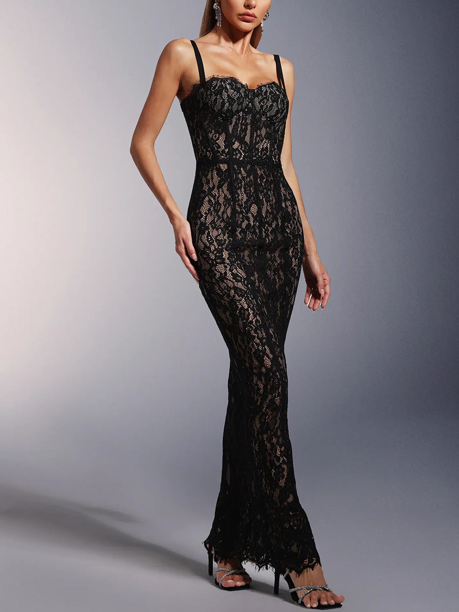 Elia Maxi Dress In Black