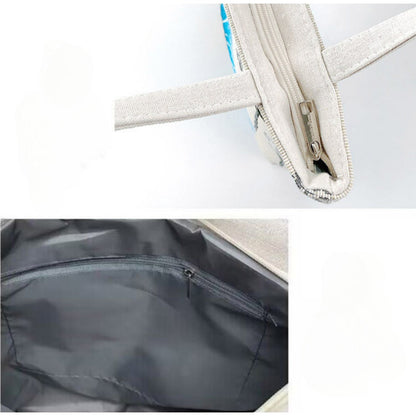 Cosbai - Blue Butterfly Tote Bag - 4 Convenient Sizes