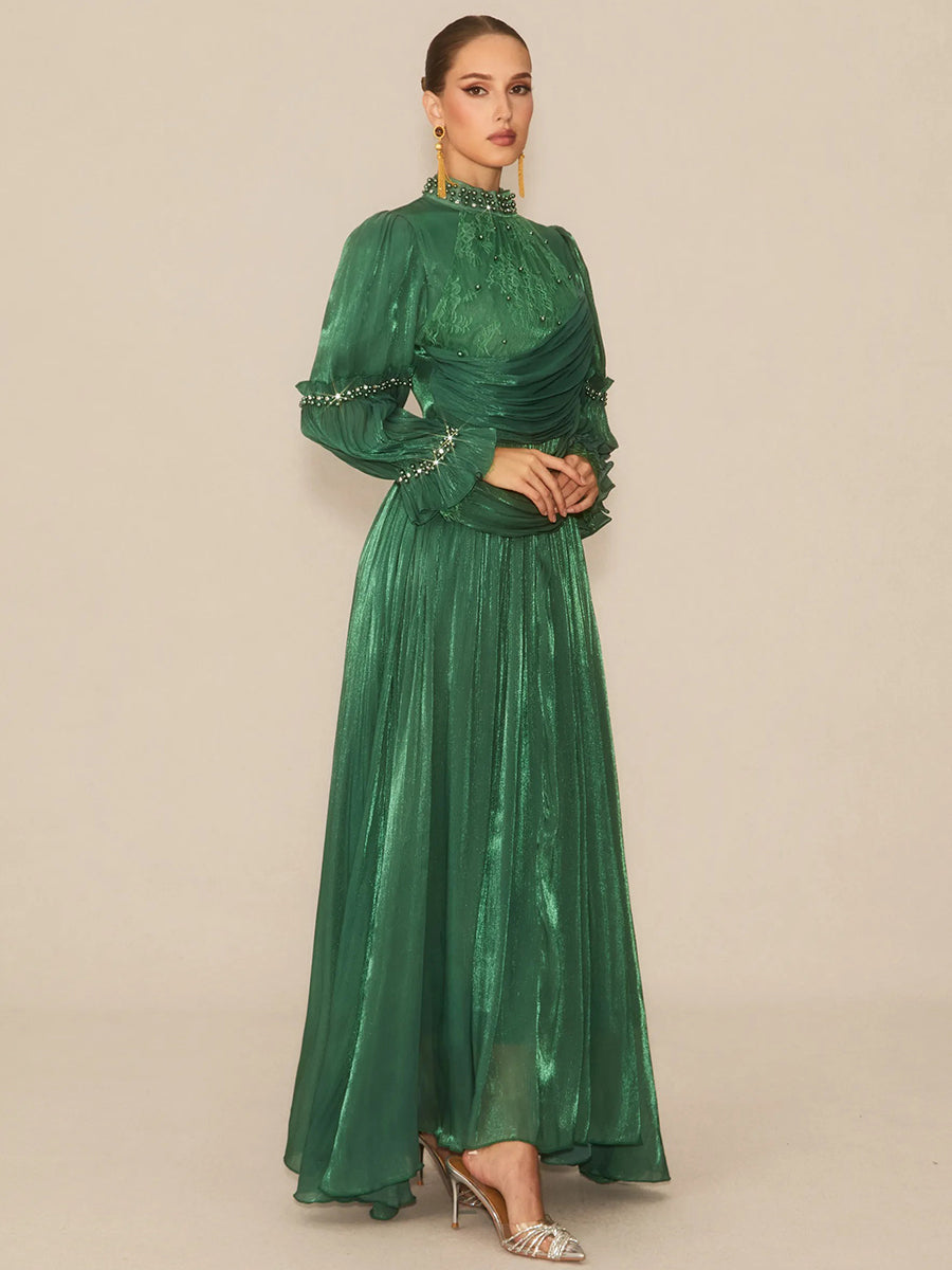 Annalise Maxi Dress In Green