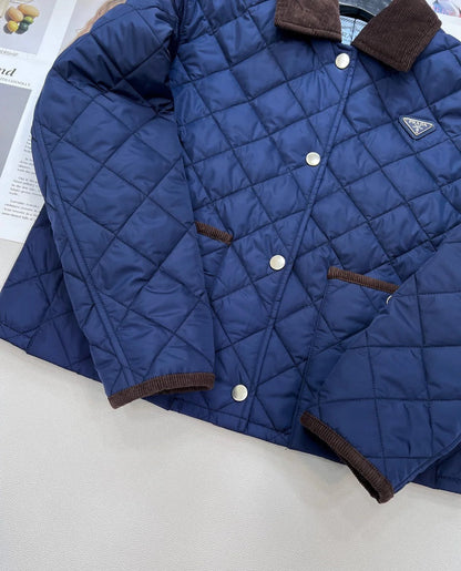 PRADA 25S LIGHTWEIGHT COTTON COLLARED JACKET 367