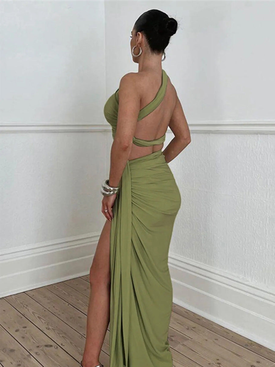 Araceli Pleated Maxi Skirt Two-Piece Set