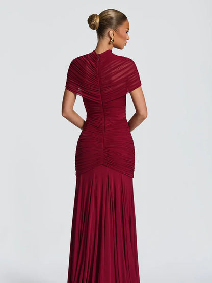 Lilith Short Sleeve Cutout Maxi Dress