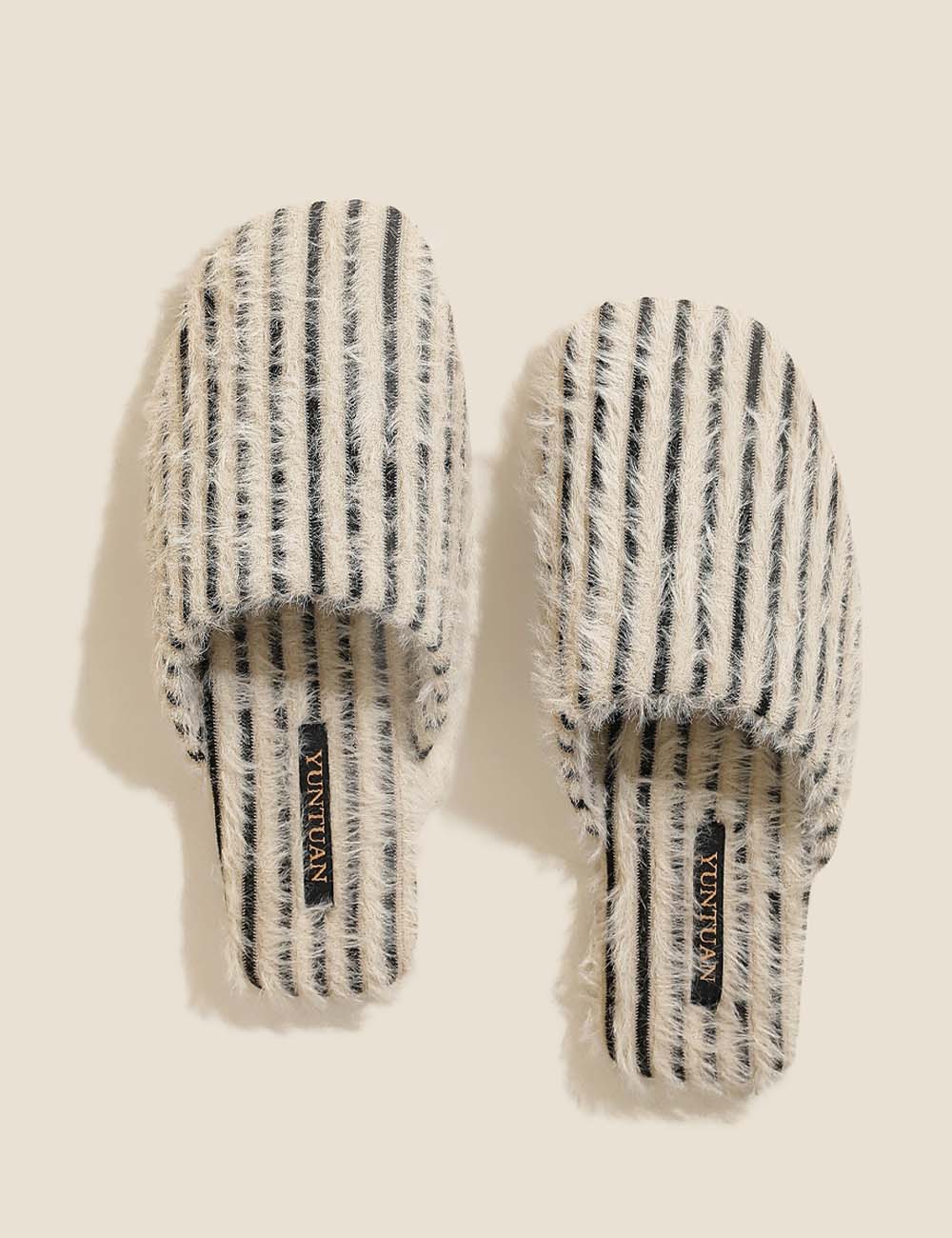 Fuzzy Plush Warm No-Slip Home Slippers