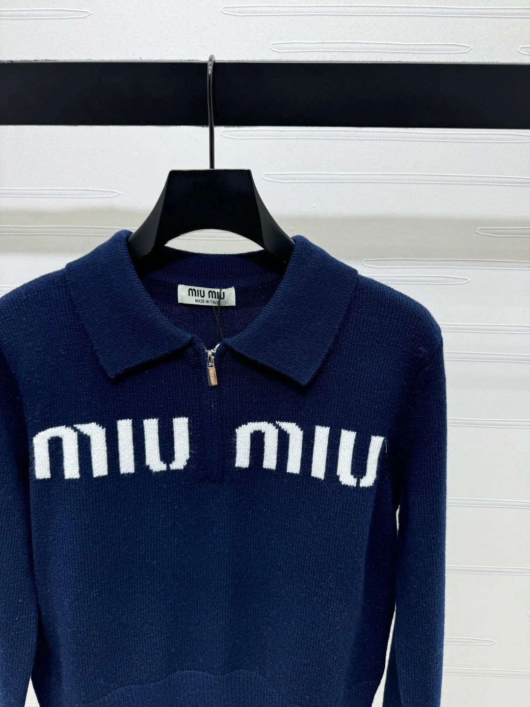 MIUMIU POLO KNIT SWEATER STYLE 750